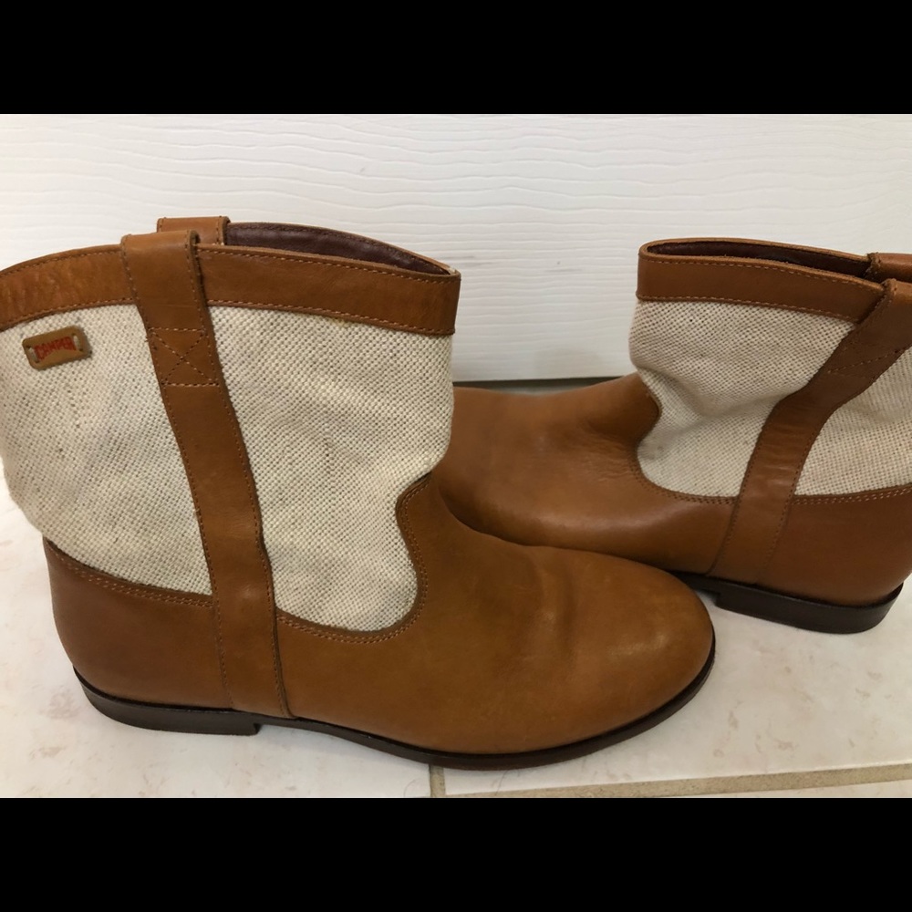 Tan boots